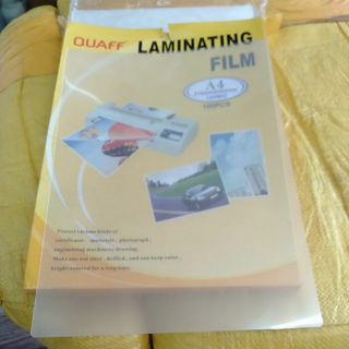 quaff laminating film a4 125mic. 1sheet