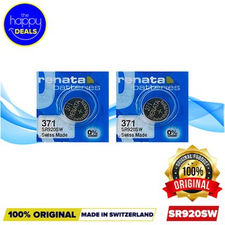 Renata 371 (SR920SW) Watch Batteries Pack of 2