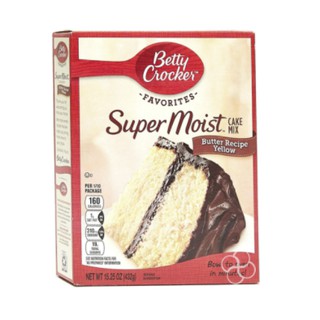 Betty Crocker Super Moist Butter Recipe Yellow Cake Mix 432g