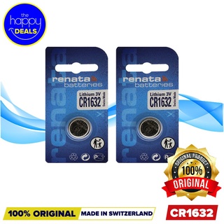 ✥Renata CR1632 Watch & PC Batteries Single Pack (Set of 2)✤
