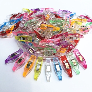 Plastic Clips Multicolor Edge Clip DIY Crafts 50 Pcs High Quality Patchwork Sewing Quilt Quilting Clip