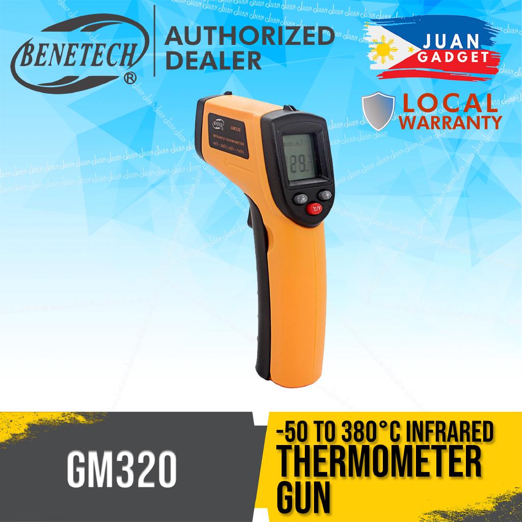 Benetech GM320 Non Contact Thermometer Laser Temperature Gun Infrared Thermometer -50° to 380°