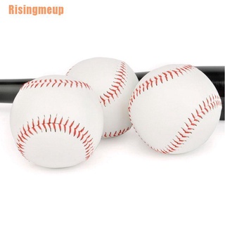 Risingmeup *# New 9" Soft Leather Sport Game Practice & Trainning Base Ball BaseBall Softball