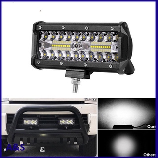 AC 7 inch 400W LED Work Light Bar Flood Spot Beam Offroad 4WD SUV Driving Fog Lamp (2)