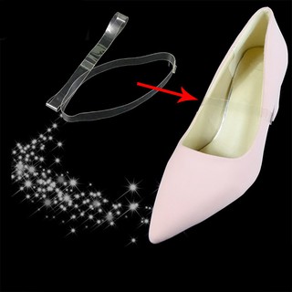 Clear Invisible Shoe Straps For Holding Loose Shoes Dancing High Heels Mules (1)