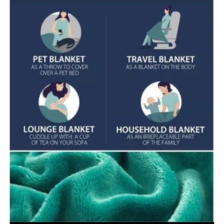 Microfiber Plain Blanket. Comfortable Multi- Use Blanket Home Necessities #S (2)