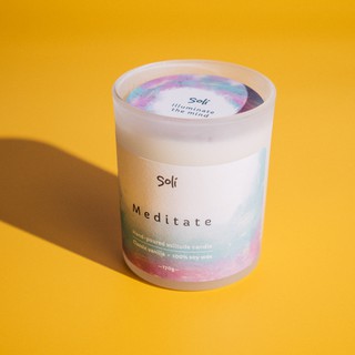 Meditate: Classic Vanilla Soy Candle (1)