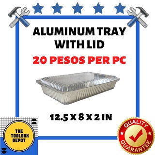 [20 PESOS PER PC] Aluminum Tray / Aluminum Pan / Aluminum Foil Tray / 12.5 in x 8 in x 2in