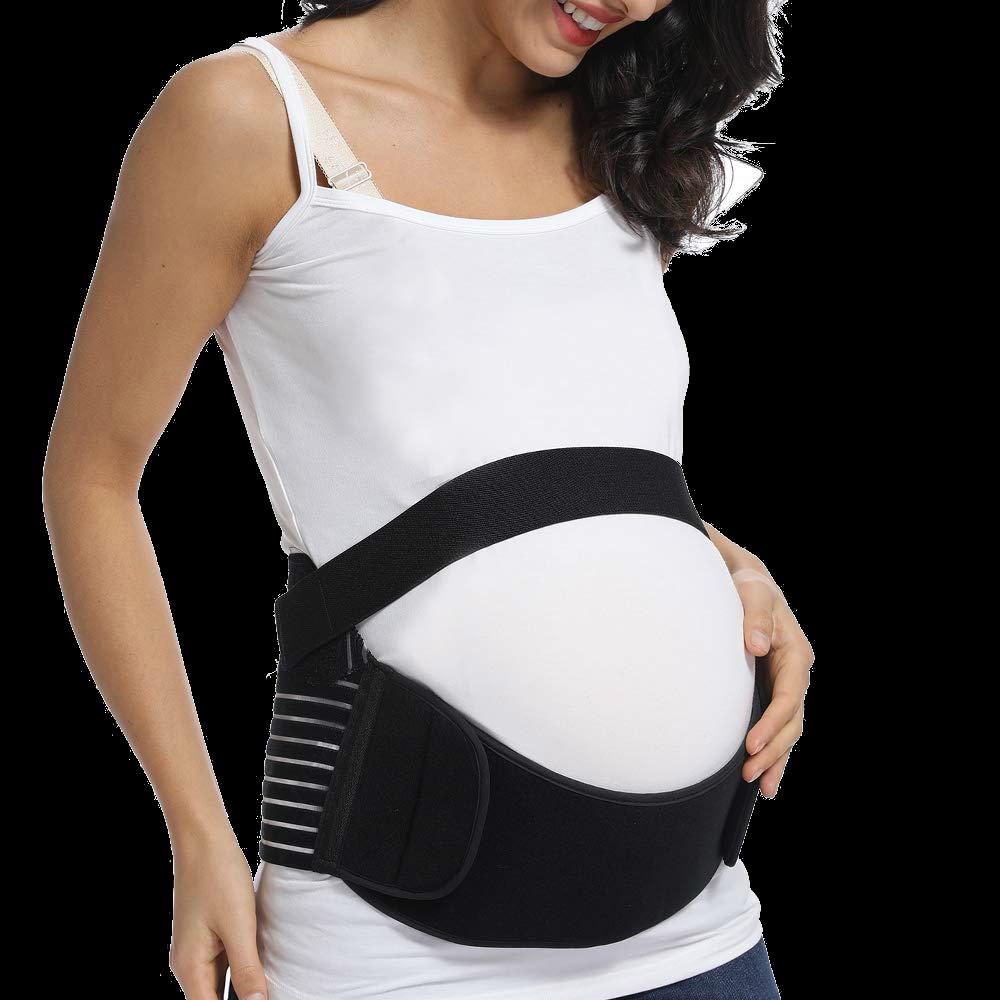 BuntisBasics 3-in-1 Maternity Belt for Back Pain | Plus Size Pregnancy Belt (7)