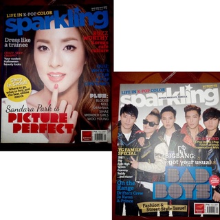 KPOP SPARKLING MAGAZINES (Back issues)
