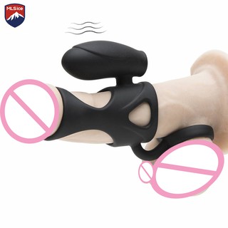 MLSice Penis Delay Ejaculation Cock Vibrator Ring G Spot Clitoral Stimulator Vibrators Adult Sex Toy
