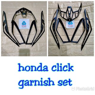 Honda click125/150i garnish gc v2 matt black