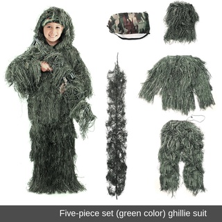 Battlegrounds Kiddie Geeley suit Full camouflage jungle cloaking Camouflage Grass Geeley suit