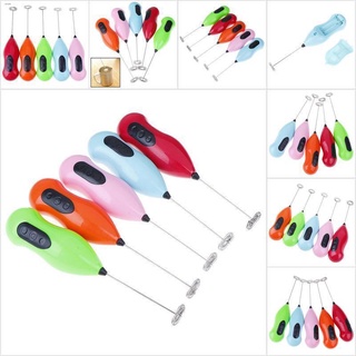 Mixers♣▦MDZZ Mini Handle Electric Mixer Drink Milk Egg Frother Foamer Whisk Stirrer Beater