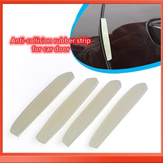 [READY STOCK] Car Door Side Anti-Collision Strips Anti-Scratch Glue 4 Pcs