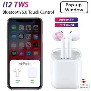 AirPods i12 TWS Wireless Bluetooth 5.0 HiFi Earbuds Touch Control For Iphone and Android Phone