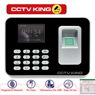 Fingerprint Biometric Time Recorder Machine Time Attendance Bundy clock (1)