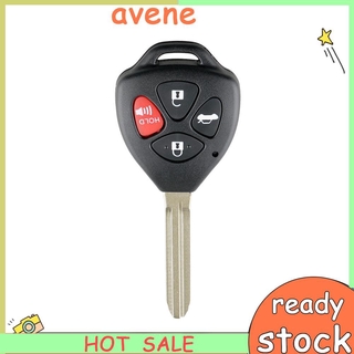 Car Remote Key Shell 4 Buttons Key Fob Case Blank for Toyota Camry Camry