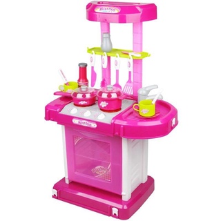 cx1 Best Quality Kitchen Cooking Toy Play set with Lights & Sounds(Pink)toys for kids toys