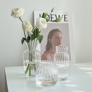 ✈☋❧Nordic Vase Hydroponic Plants Glass Vase Desktop Flower Vases Home Decor
