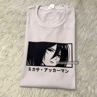 Anime Shingeki No Kyojin Mikasa Ackerman Sublimation Drifit Graphic Shirt