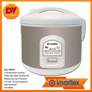 Kitchen Appliances✤►❇Imarflex IRJ-1800Y 4 in 1 Multi-function Rice Cooker