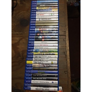 Used PS Vita games with cases