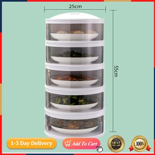 4/5 Layers Food Cover Anti Cover Food Storage Kitchen Organizer Food Delivery Dustproof Dish Cover