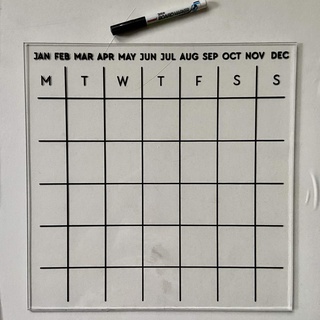 Monthly Acrylic Calendar Board