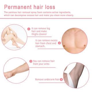 Hair Removal Foam Cream Painless Depilatory Cream Skin Friendly Painless Flawless Hair Remover Cream (5)
