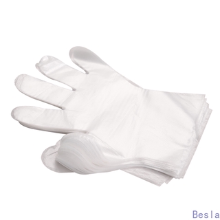100 Pcs/50 Pairs Disposable Plastic Gloves Food Handling Safety Gloves Cleaning Gloves-Besla