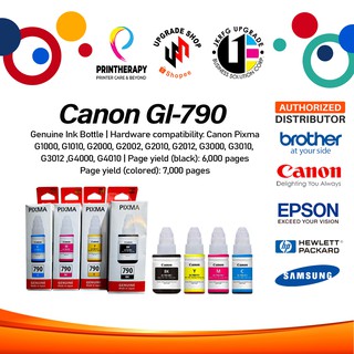 Canon Pixma GI-790 Black/Cyan/Magenta/Yellow | Genuine Ink (1)