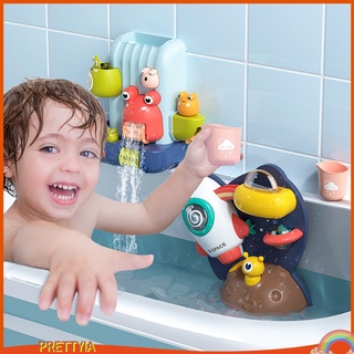 [PRETTYIA] Baby Bath Toy Bathing Tub Shower Faucet Spray Water Bathroom Toy xZ00