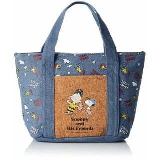 Snoopy Denim Insulated Bag Lunch Bag Office Worker Lunch Bag Student Portable Lunch Box Cartoon Stor