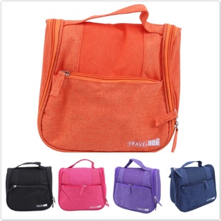 Travel Cosmetic Hook Case Handbag Package Zipper Pocket Women Cosmetic Bag