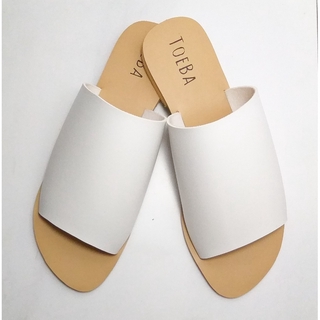 Toeba Cristine in White - Slides