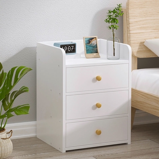 Bedside Table Dormitory Storage Cabinet Simple Modern Burlywood Economical Bedside Cabinet Northern European Bedroom Small Table