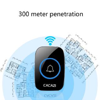 【stock】Self-powered Wireless Doorbell Smart Cordless Door Bell Waterproof wGkU