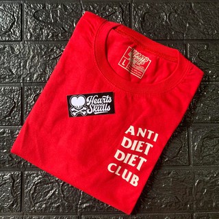 ANTI-DIET CLUB funny Minimalist statement casual printed shirt pocket shirts for men and women (H&S)