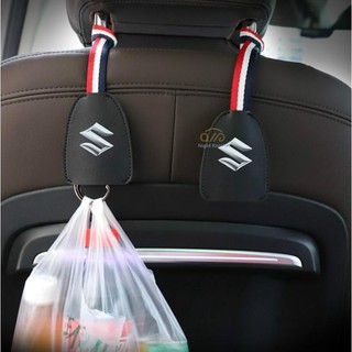 《WANGJIANGDONG》Car hook seat rear hook car Organizer hidden car interior accessories for Suzuki Vitara Swift XL7 Presso Dzire Jimny Ciaz Celerio Ertiga