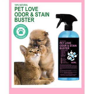 100% Natural Pet Love Urine Odor & Stain Buster Urine Remover & Eliminator