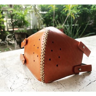 Genuine Leather Face Mask Fino Inspired