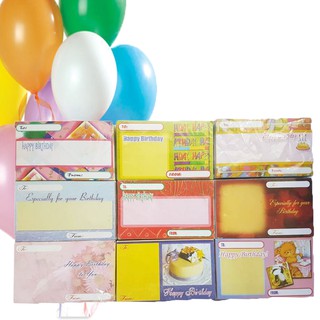 100 pcs/ Pack Happy Birthday Gift Cards