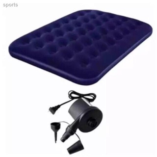 ▥❐﹊BESTWAY INFLATABLE DOUBLE PERSON AIRBED WITH ELECTRIC PUMP