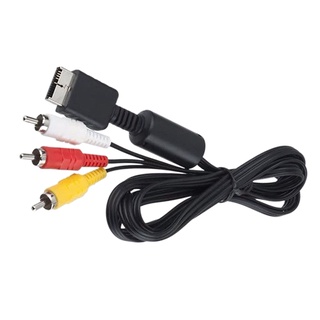 2021 HOTCable 3 RCA AV Cord Flat for Sony Playstation PS PS2 PS311