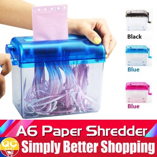 Manual Household Hand Cutting Portable A6 Paper Shredder (1)