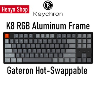 Keychron K8 RGB Aluminum Hot-swappable TKL Wireless Mechanical Keyboard
