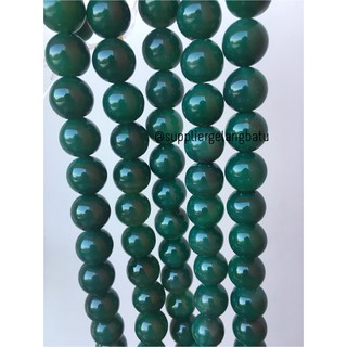 16Mm Dark green Jade Bracelet Necklace Bracelet Necklace Accessories