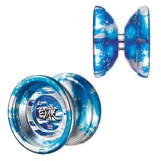 Yo-Yo Auldey Blazing Teens Metal Fancy Game Yo-Yo Ball Toy Positive Electronic White Night Side Shaf (1)