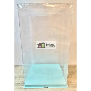 13x23 INCHES BOX | SQUARE Acetate Cake Box Clear Cake Box Clear Top Lid